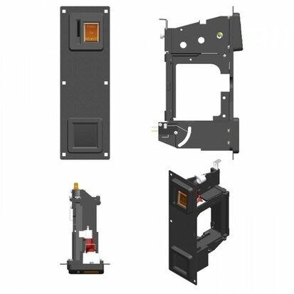 Frontplate horizontal return excl. coin acceptor
