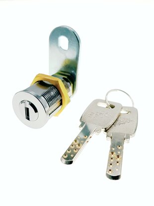 CD Secure slot 28.6mm (1-1/8”) verschillend sluitend, incl. 2 sleutels