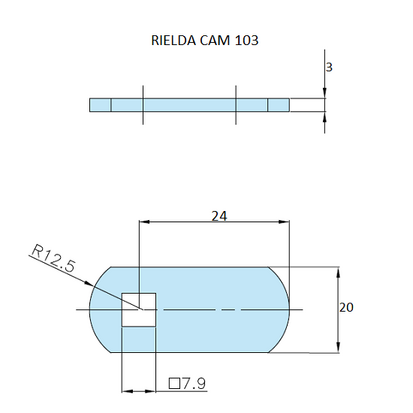 Rielda lock cam 103