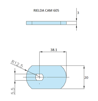 Rielda schloss riegel 605