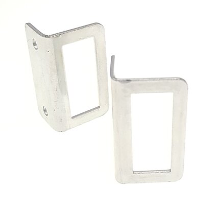 Metal mounting bracket for double pole doorswitches 