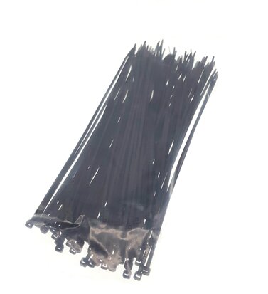 Cable ties 2.5x200mm black