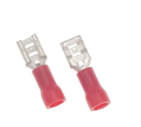 Terminal female 4.8x0.8mm red 0.5-1mm2