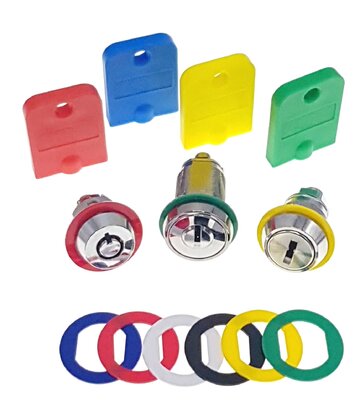 Lock colour coding rings 