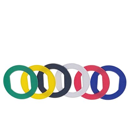 Lock colour coding rings 
