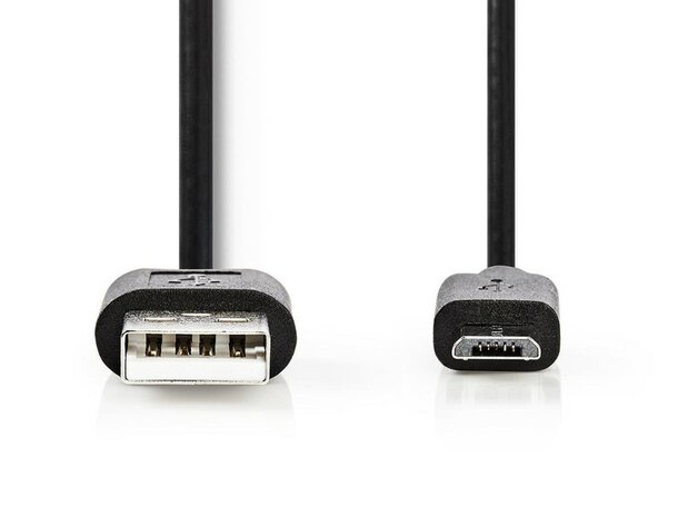 USB 2.0 Cable 50cm A Male - Micro B Male