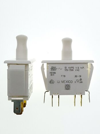 Double pole pushbutton switch 4.8mm F79-66A