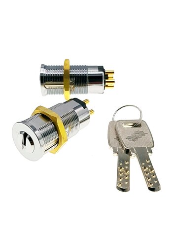 CD Secure switchlock double pole, keyed different incl. 2 keys 