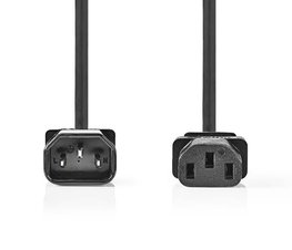 Voedings verlengkabel 5mtr IEC-320-C14 - IEC-320-C13