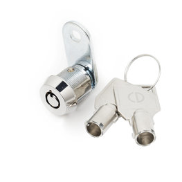 CD Tubular slot 15.9mm 5/8" verschillend sluitend incl 2 sleutels