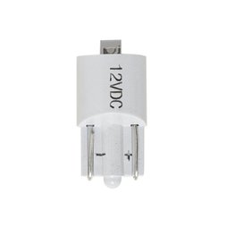 Led Lamp 10mm  wedge base 12V Wit