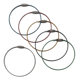 Sleutelring RVS draad 20cm