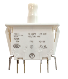 Dubbelpolige schakelaar paneel montage 4.8mm F79-66A