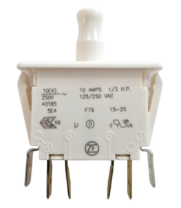 Dubbelpolige schakelaar paneel montage 6.3mm F79-30AB