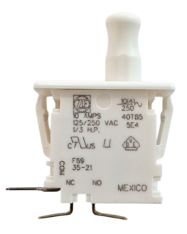 Enkelpolige schakelaar paneel montage 4.8mm F69-65A