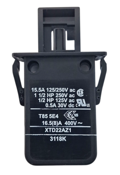 Dubbelpolige schakelaar 6.3x0.8mm XTD22AZ1